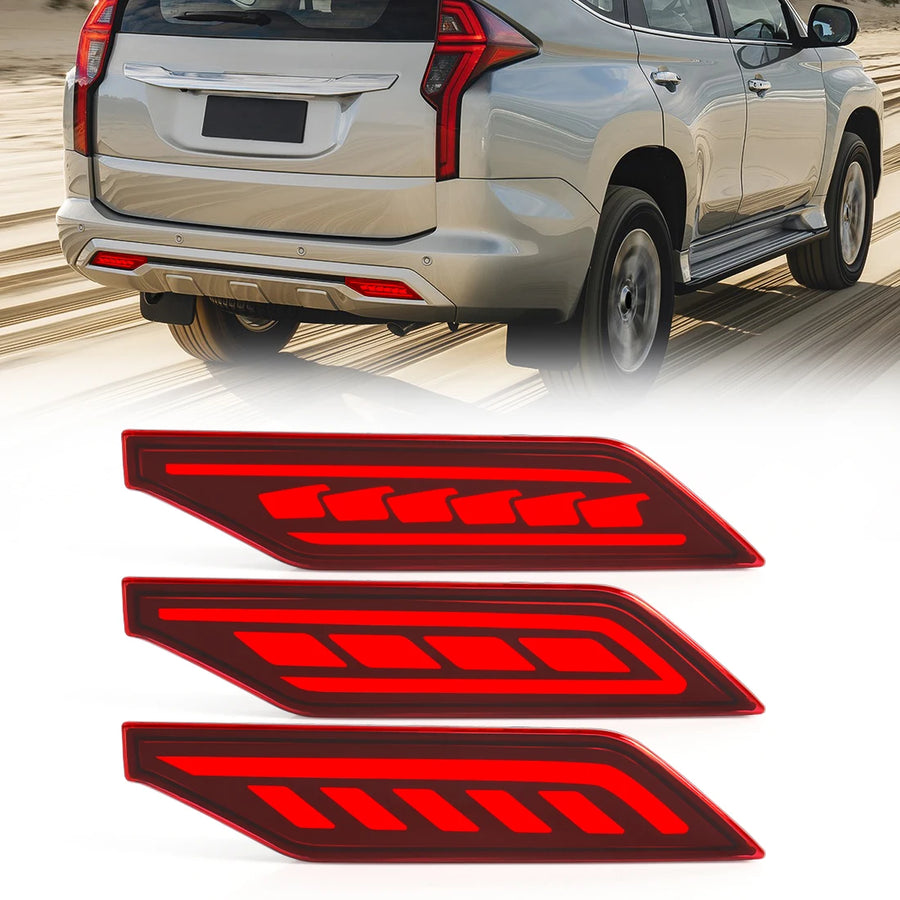 Dynamic LED Bumper Light for Mitsubishi Pajero 2019-2021 Car Interior Accessory MAGIC COLORM