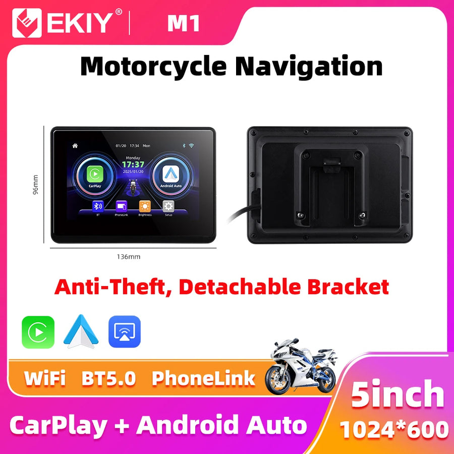 Android Head Unit GPS Navigation for Universal Motorcycle Android Head Unit EKIY