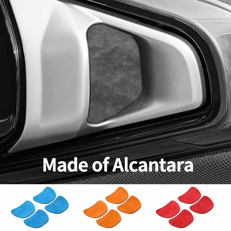 For BMW X3 G45 G48 2025- Door Handle Recess Protector Trim Sticker Car Premium Interior Tuning Accessories Made of Alcantara