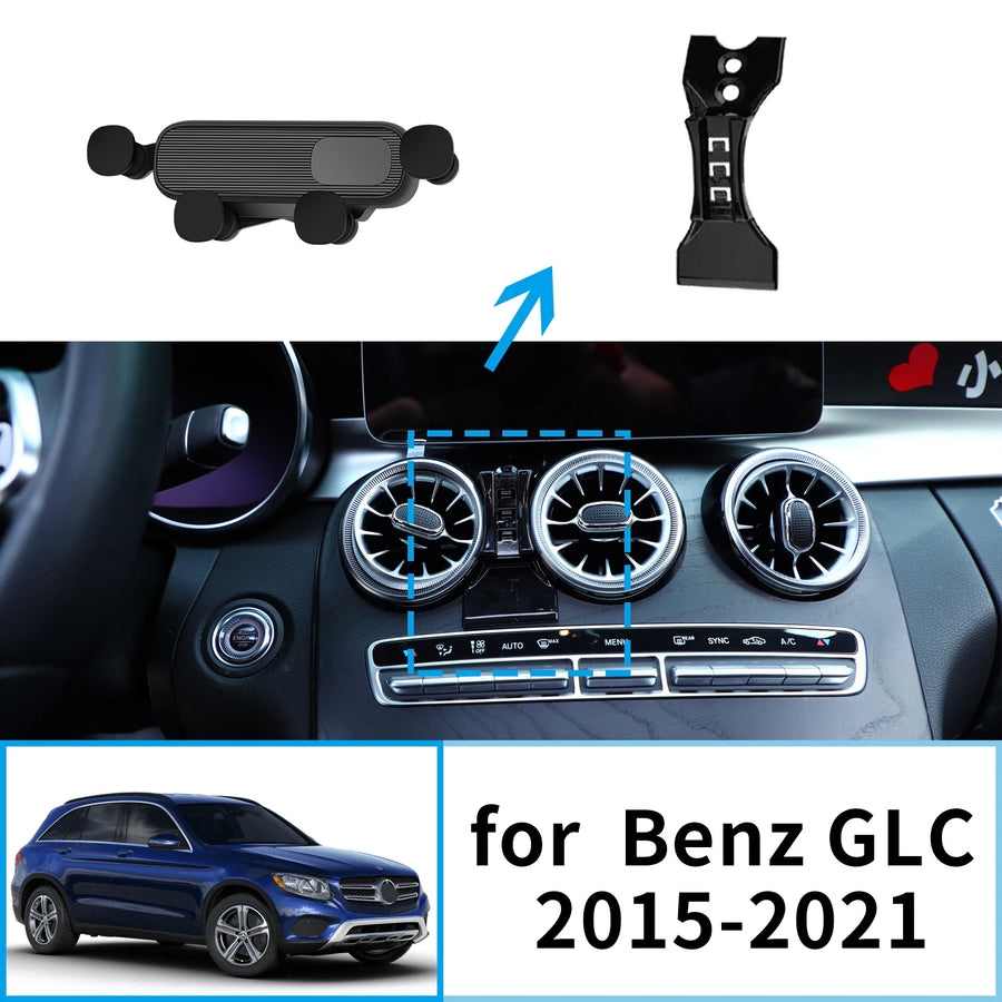 Smart Wireless Charging Phone Holder for Mercedes GLC 2015–2021 Car Phone Holder CATUSIKI