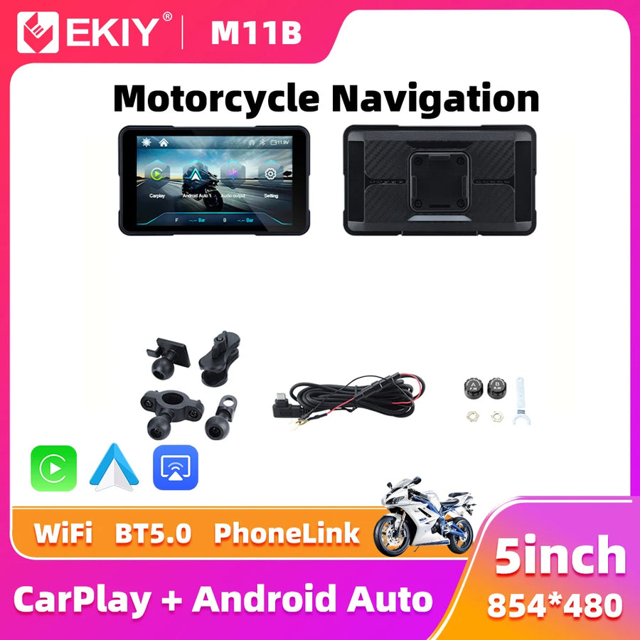 Portable GPS Wireless CarPlay for Universal Moto Android Head Unit EKIY