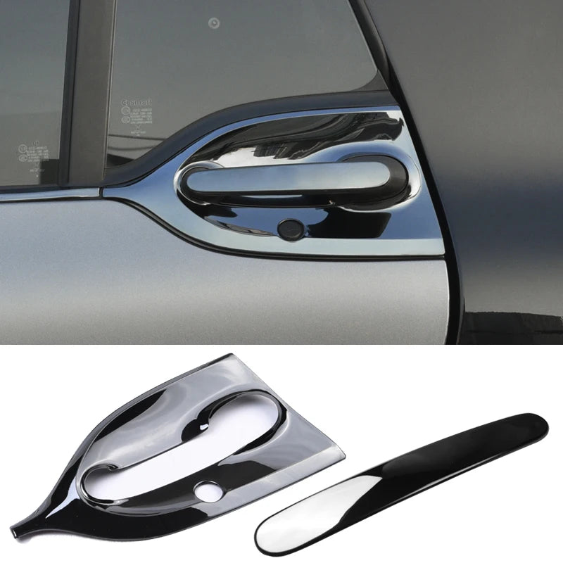 Stainless Steel Door Handle Covers for Smart Fortwo Car Interior Accessory GMUNI