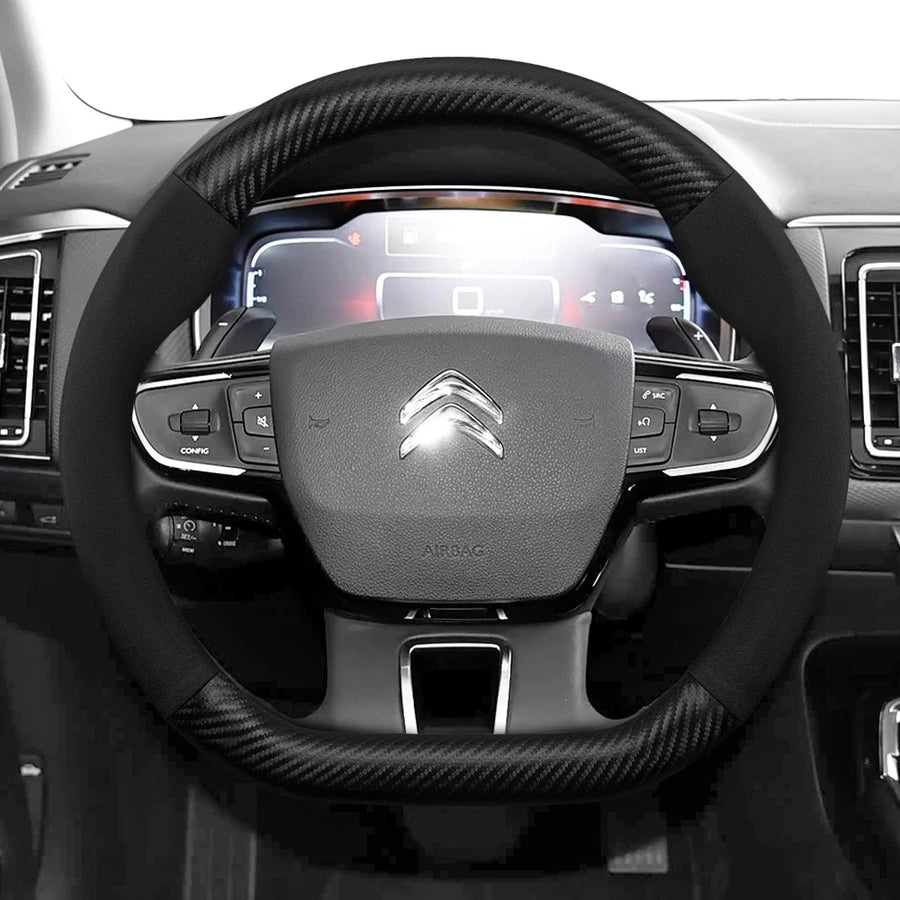 Non-Slip Suede Carbon Cover for Citroen Models Car Interior Accessory Hocasen