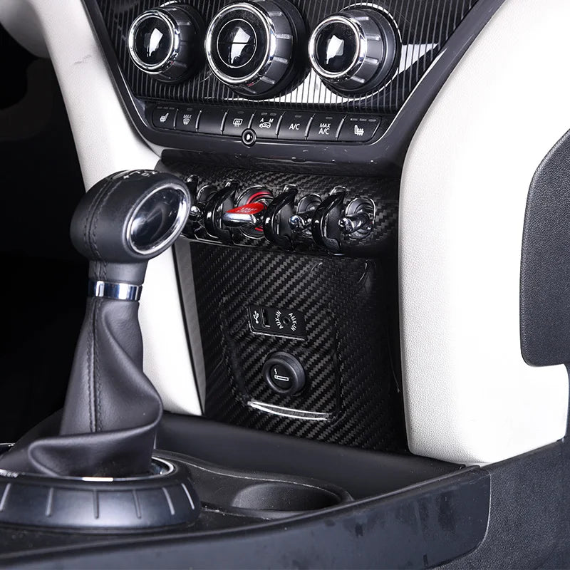 Carbon Fiber Lighter Panel Trim for Mini Cooper F60 Car Interior Accessory OEM