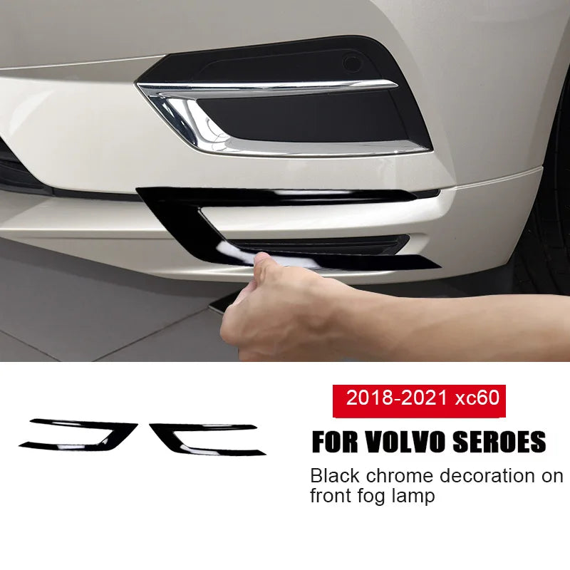 Fog Light Strip Sticker for Volvo XC60 Car Interior Accessory LINGLUYANG 2PCS