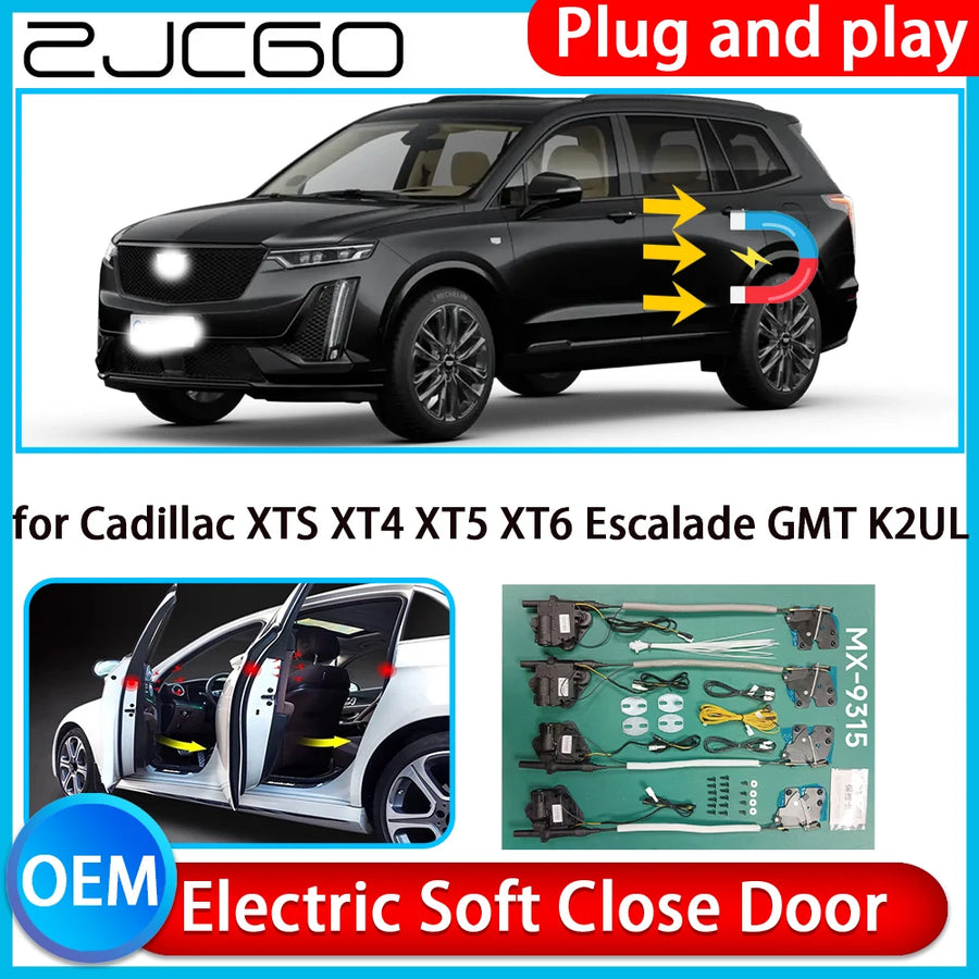 Electric Soft Close Door System for Cadillac XTS XT4 XT5 XT6 Car Interior Accessory ZJCGO