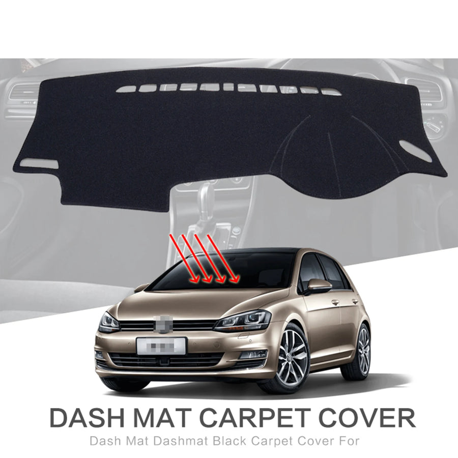 Dashboard Sunshade Protective Carpet for VW Golf 7 MK7 2013-2019 Dashboard Mat CATUSIKI