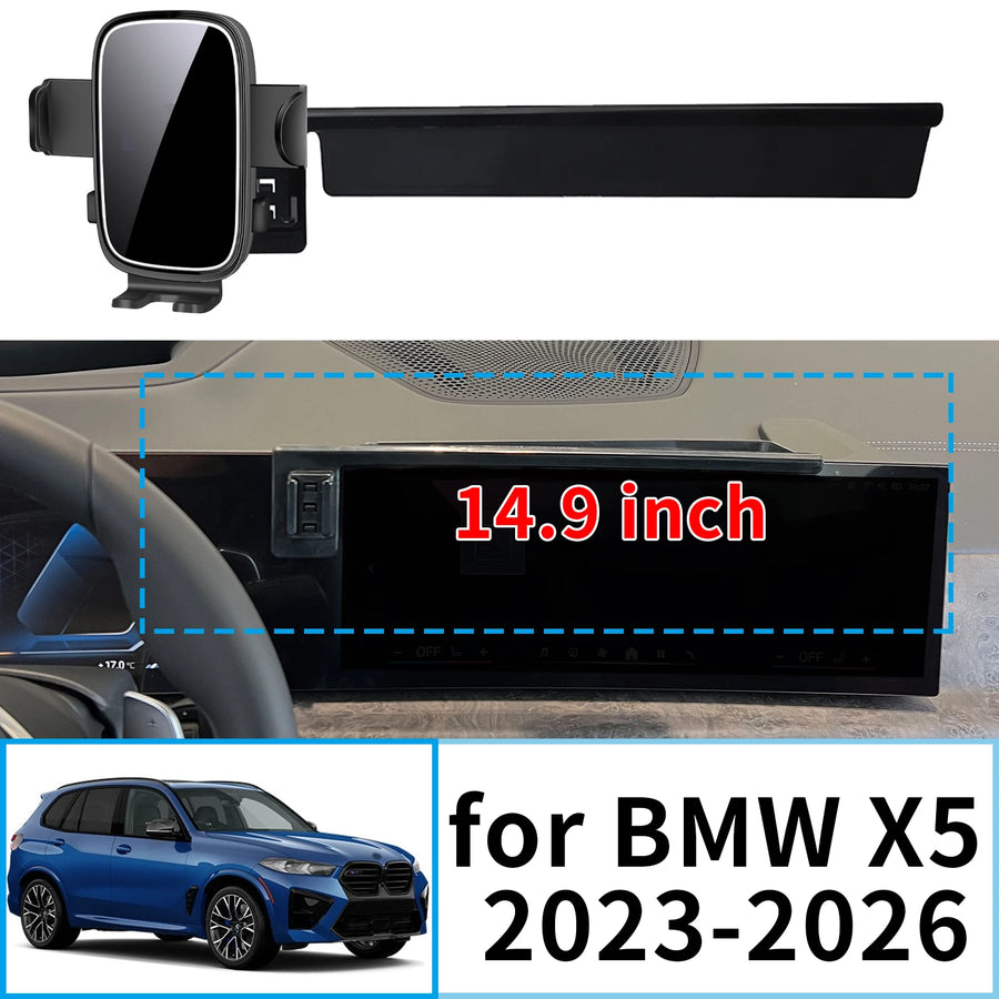 Stable Screen Mount Phone Holder for BMW X5 2023–2026 Car Phone Holder CATUSIKI