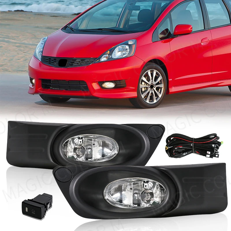 Fog Lights with DRL for Honda Fit Jazz Shuttle 2011-2016 Car Interior Accessory MAGIC COLORM