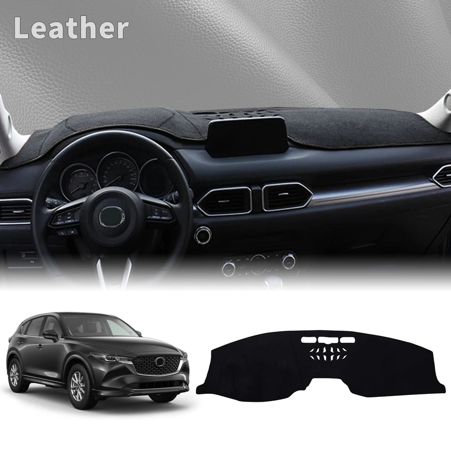 Premium Leather Dashboard Cover for Mazda CX-5 2017–2021 Dashboard Mat CATUSIKI