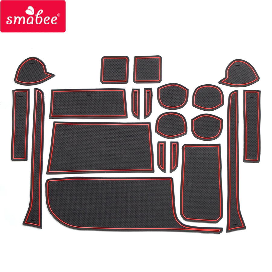 Suzuki SOLIO D2 Anti-Slip Gate Slot Cup Mat Non-Slip Door Groove Pad Interior Accessories Rubber Coaster Anti-Slip Gate Slot