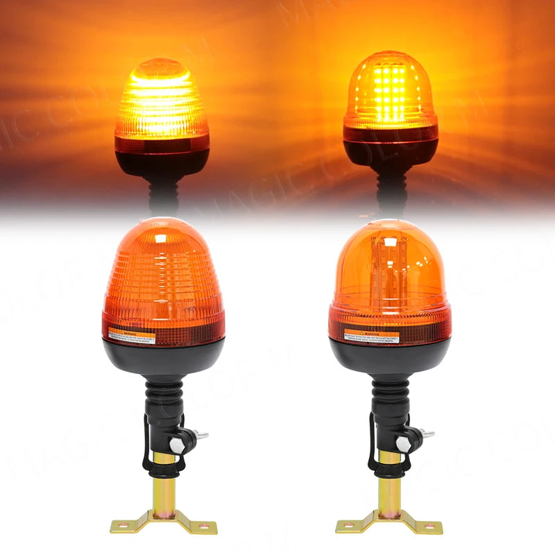 60 LED Emergency Strobe Light for Universal Vehicles 12-24V LED Ambient Light MAGIC COLORM