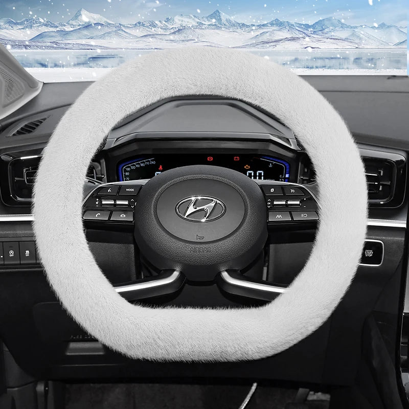Plush Warm Wheel Cover for Hyundai Sonata Car Interior Accessory Hocasen