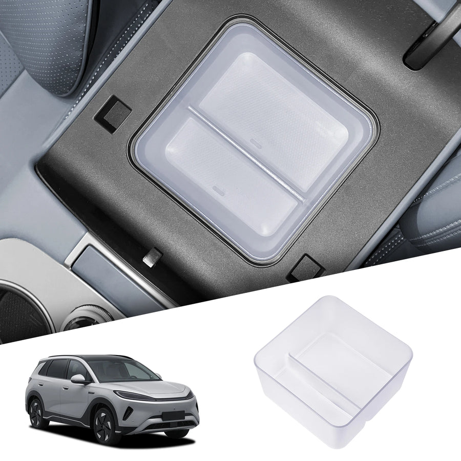 Smabee for BYD Sealion 5/6 EV 2025 2026 Sealion 6/7 D-MI Central Cool Storage Box Stowing Tidying Car Tray ABS Accessories Ca
