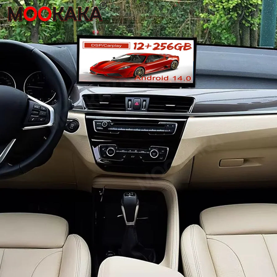 15.8 Inch Android Head Unit for BMW X1 F49 2016–2019 Android Head Unit Aotsr 4GB 64GB Carplay Eight Core