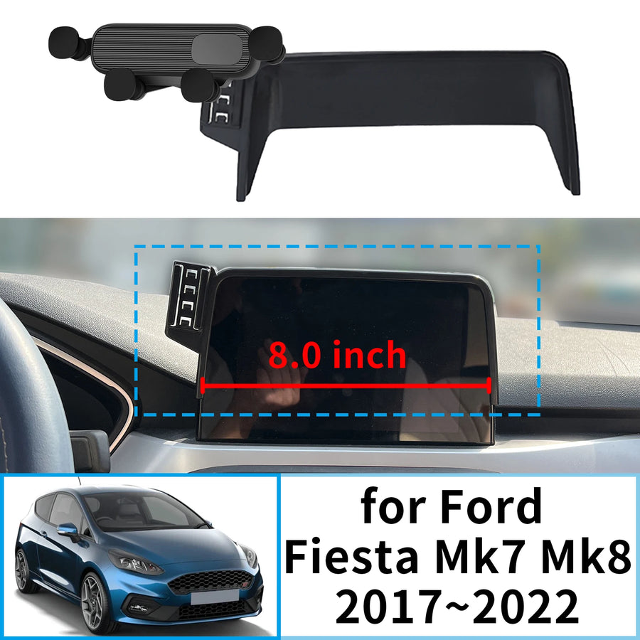 Wireless Charging Phone Mount for Ford Fiesta 2017–2022 Car Phone Holder OEM
