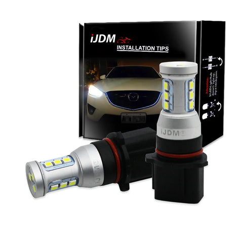 Error Free P13W LED Bulbs for Mazda CX-5 DRL Kit Car Interior Accessory iJDM WHITE