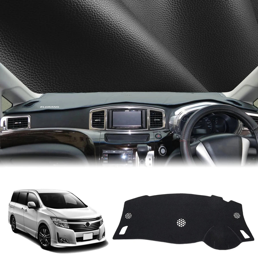 Premium Plush Dashboard Mat for Nissan Elgrand E52 Dashboard Mat CATUSIKI