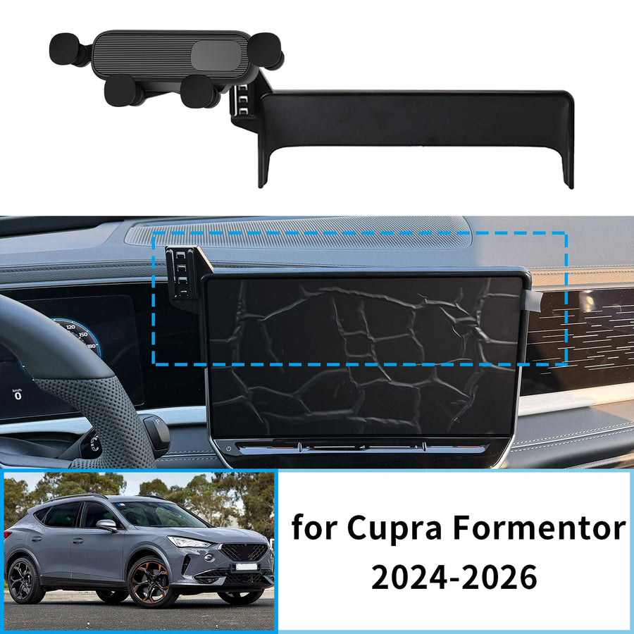 Wireless Charging Phone Mount for Cupra Formentor 2024–2026 Car Phone Holder CATUSIKI