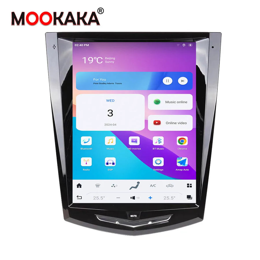 Tesla Style Android Head Unit for Cadillac ATS CTS SRX 2013-2018 Android Head Unit Aotsr