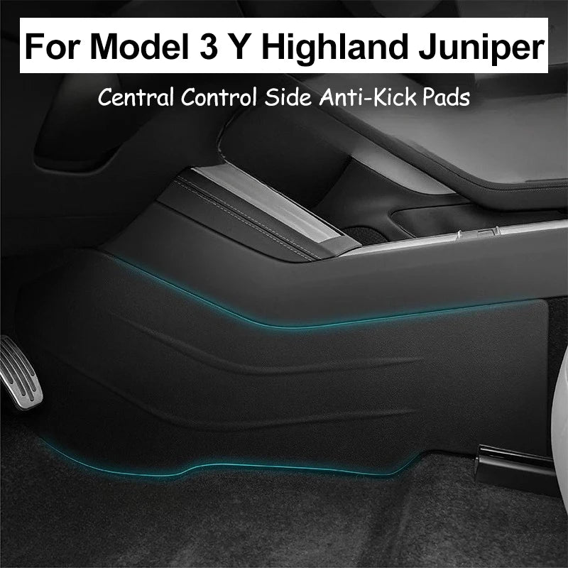 For Tesla Model 3 Y Highland Central Control Side Anti-Kick Pads Car Interior Accessory OEM