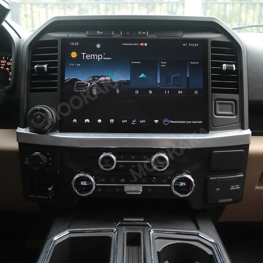 13.1" Android 13 Multimedia Player for Ford F-Series 2015-2019 Android Head Unit Aotsr 4GB 64GB Eight Core