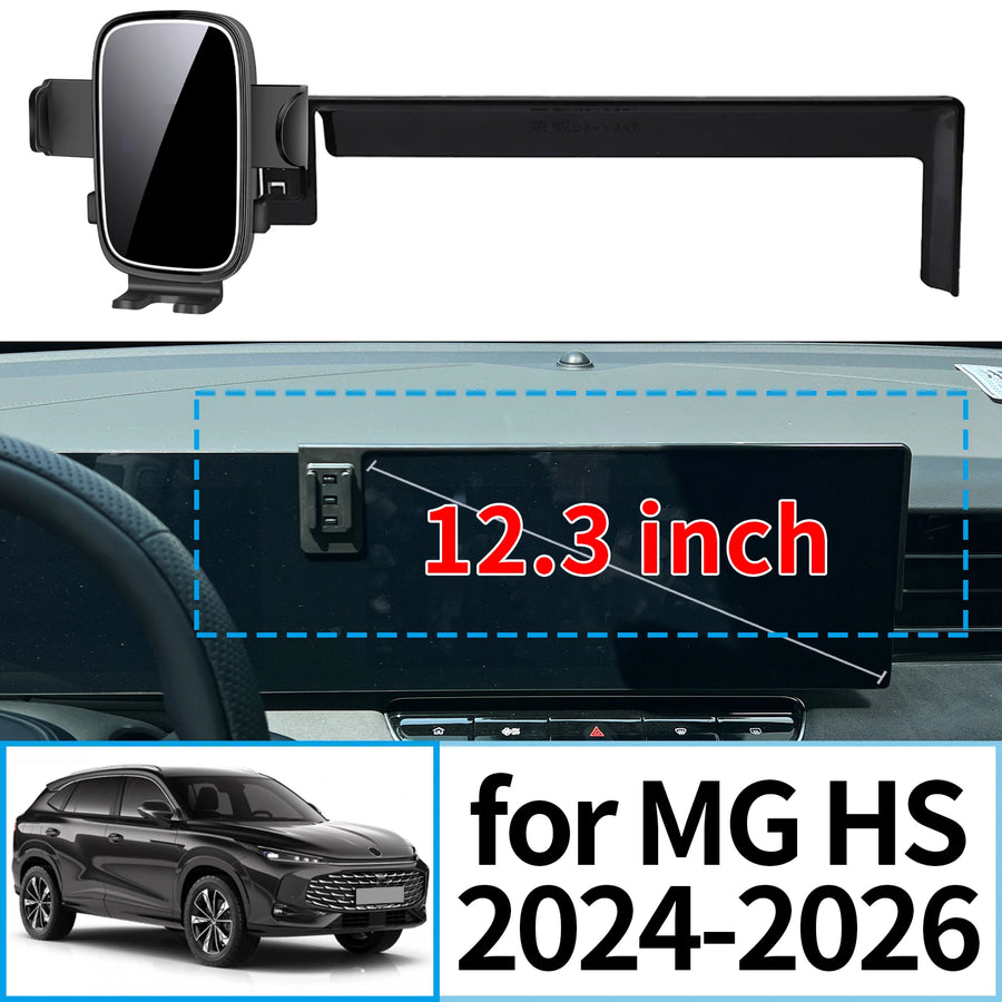 Magnetic Wireless Charging Phone Mount for MG HS EHS Car Phone Holder CATUSIKI