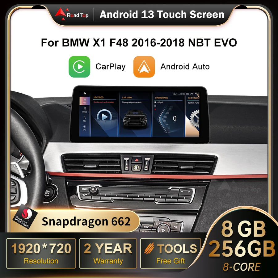 12.3 Inch Android 13 Multimedia Screen for BMW X1 2016–2018 Android Head Unit wincago
