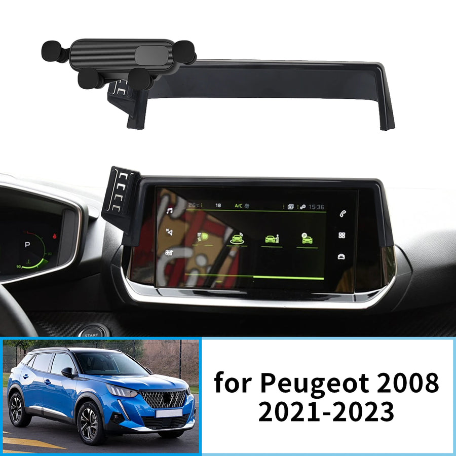 15W Wireless Charging Phone Holder for Peugeot 2008 2019-2023 Car Phone Holder OEM