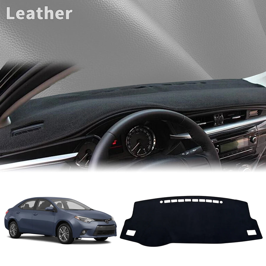 Premium Leather Dashboard Cover Mat for Toyota Corolla 2014–2018 Dashboard Mat CATUSIKI