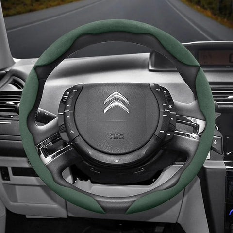 Anti-Slip Suede Buckle Cover for Citroen Vehicles Car Interior Accessory Hocasen