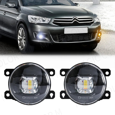 8000LM Universal LED Fog Lights for Citroen Ford Honda Car Interior Accessory MAGIC COLORM
