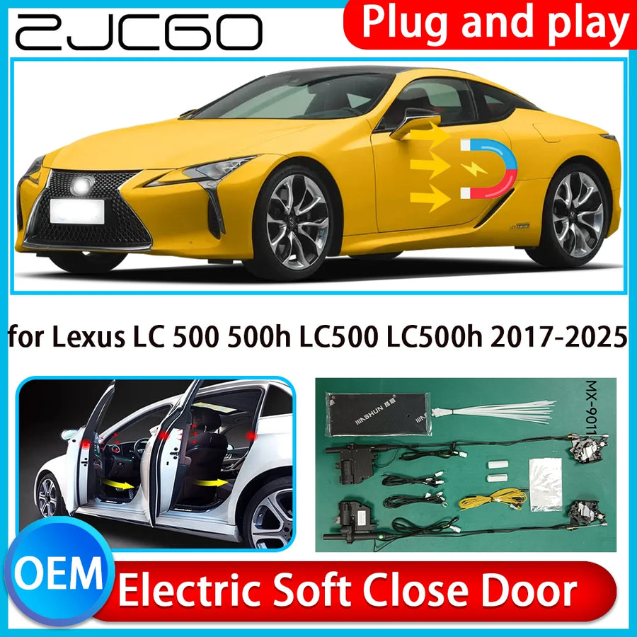 Electric Soft Close Door Kit for Lexus LC 500 500h 2017–2025 Car Interior Accessory ZJCGO Default Title