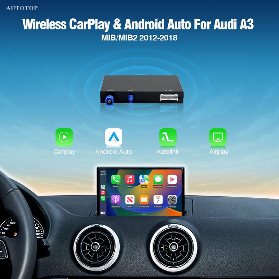 Wireless CarPlay Retrofit Module for Audi MIB MIB2 Systems CarPlay Retrofit Module AUTOTOP