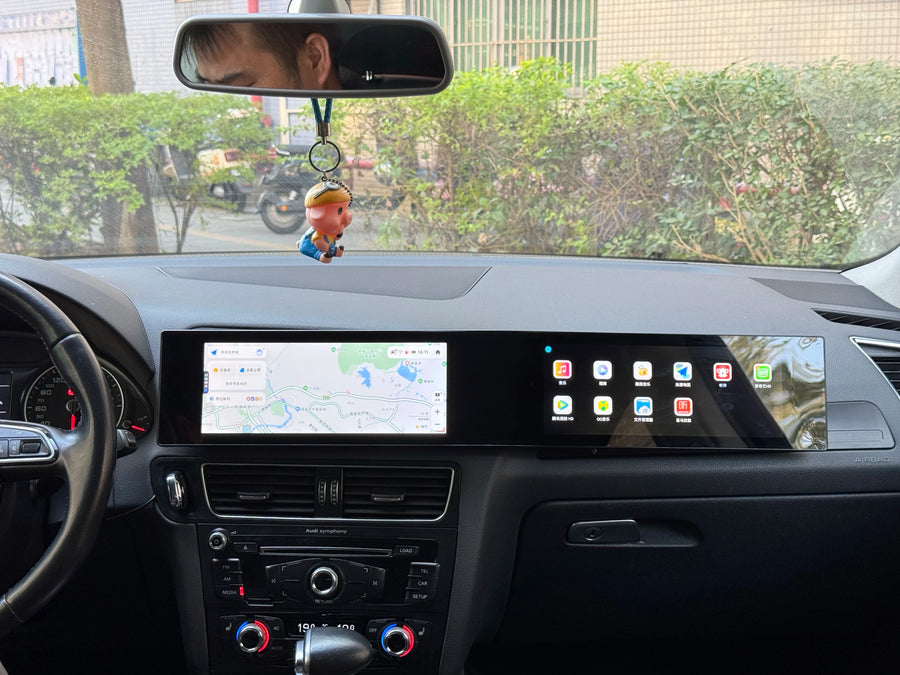 Android Multimedia Dual Screen System for Audi Q5 2009-2017 Android Head Unit Aotsr 4GB 64GB Eight Core