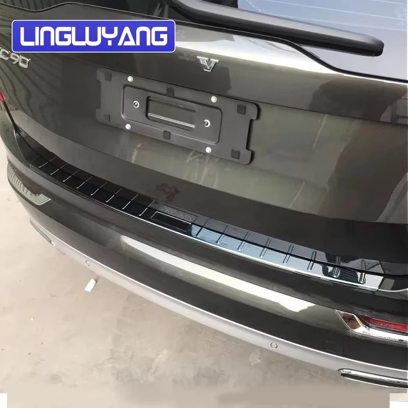 Stainless Steel Rear Trim for Volvo XC90 2015-2022 Car Interior Accessory LINGLUYANG