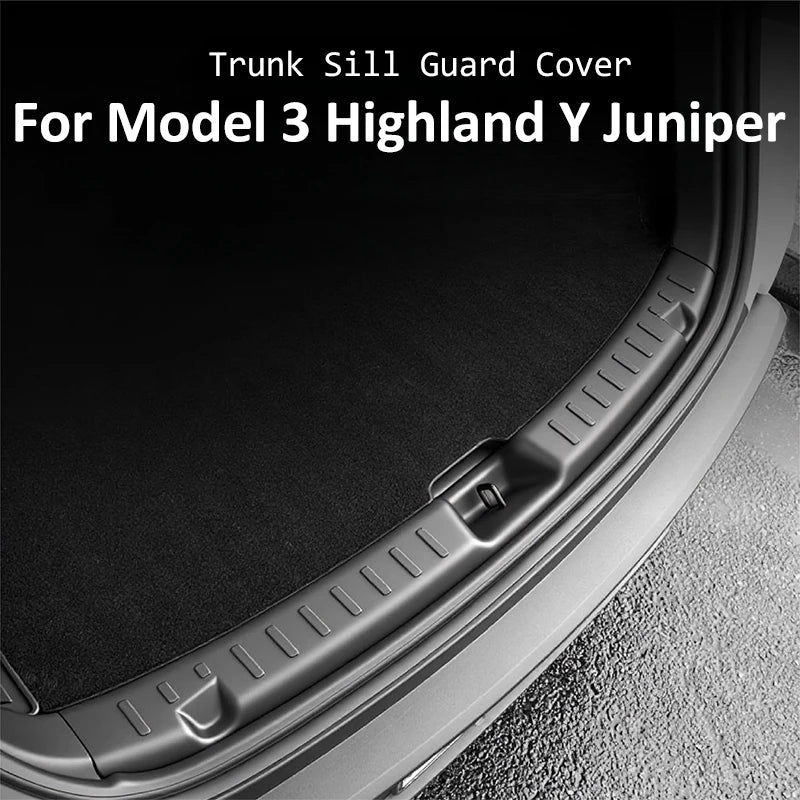 For Tesla Model 3 Highland Y Juniper Trunk Sill Guard Cover Car Interior Accessory OEM