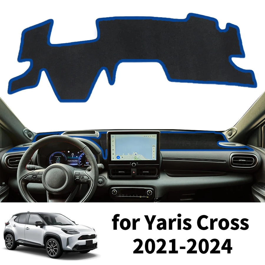Premium Dashboard Sunshade Mat for Toyota Yaris Cross 2021–2024 Dashboard Mat CATUSIKI