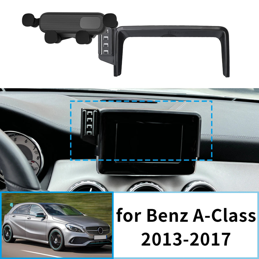 Wireless Charging Phone Mount for Mercedes-Benz A-Class 2013–2017 Car Phone Holder OEM