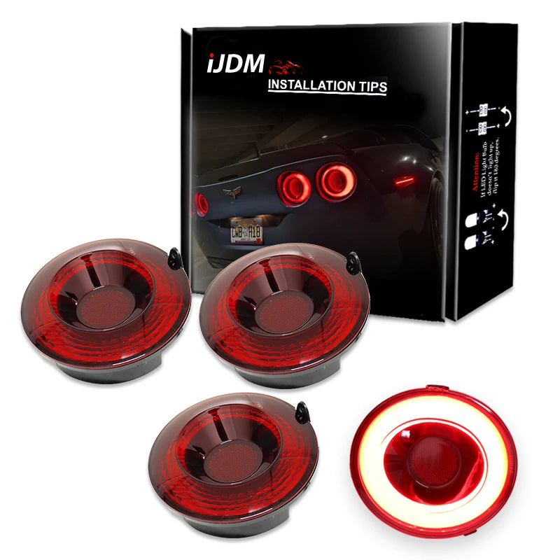 3D Tail Light Assemblies for C6 Corvette 05-13 Car Interior Accessory iJDM