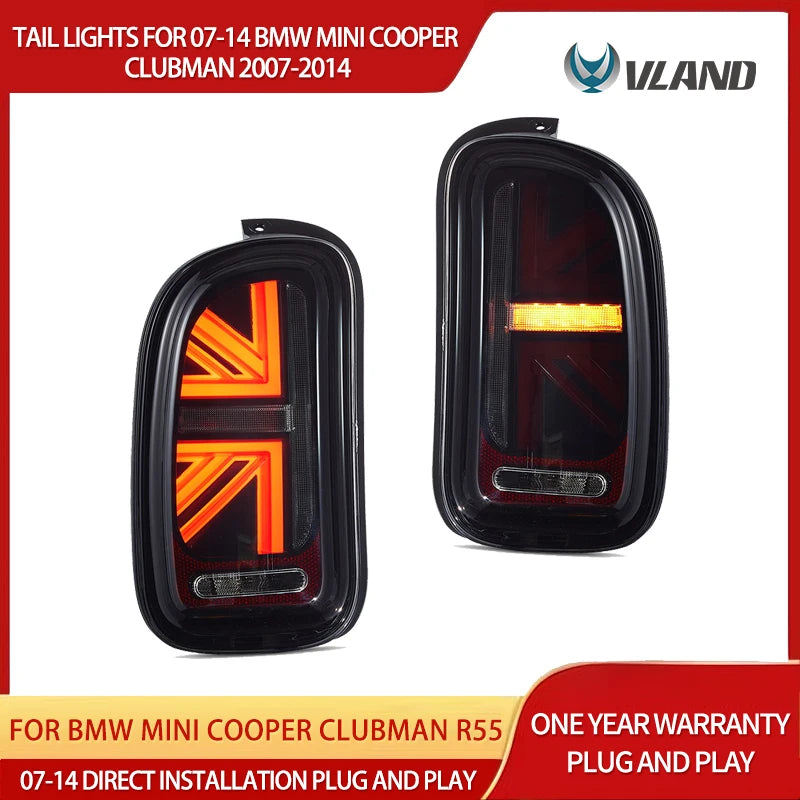 Full LED Tail Lights for Mini Cooper Clubman 2007-2014 Car Interior Accessory Vland