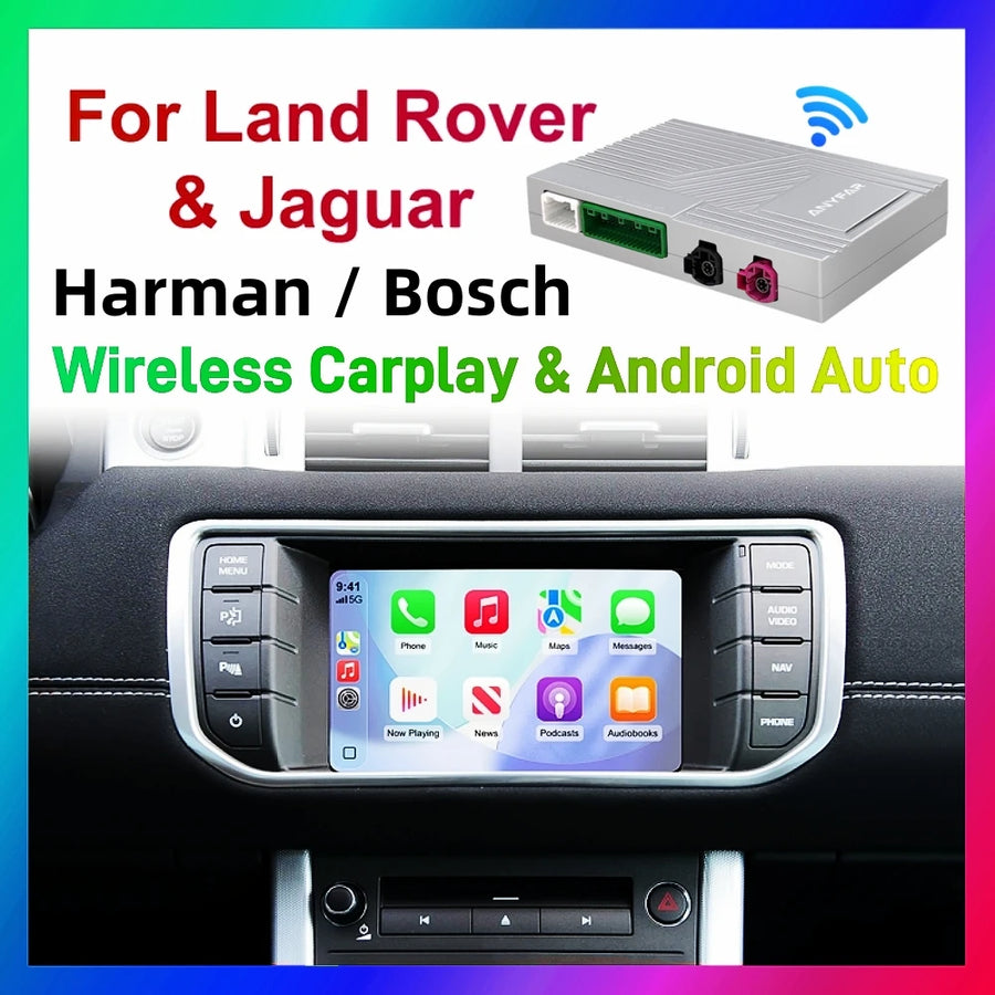 Wireless CarPlay Android Auto Decoder for Land Rover Jaguar CarPlay Retrofit Module LEXXSON