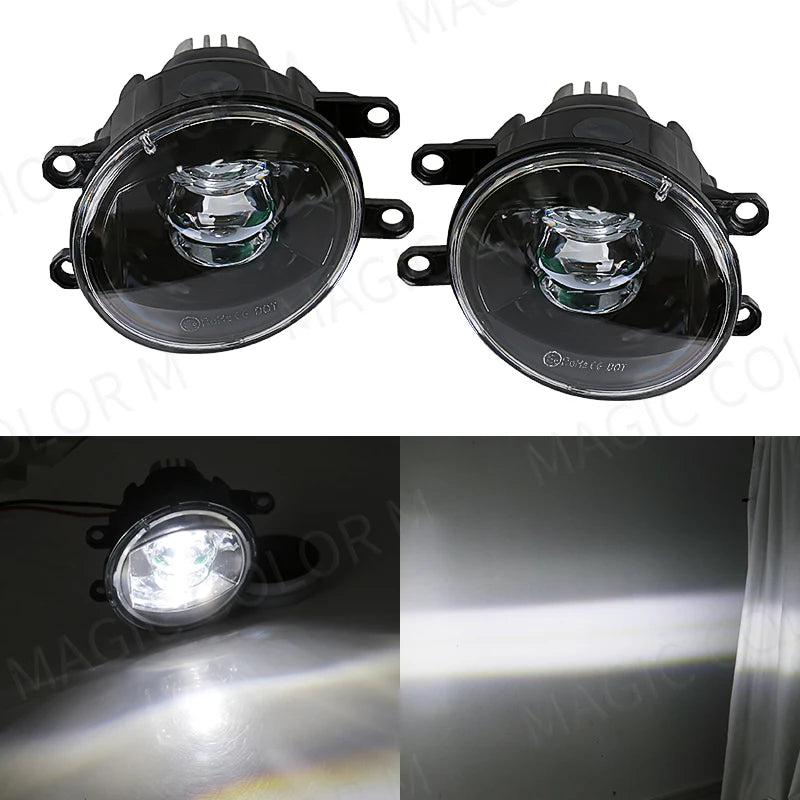 3.5 Inch LED Fog Light For Toyota Corolla RAV4 Camry Yaris Lexus LED Ambient Light MAGIC COLORM
