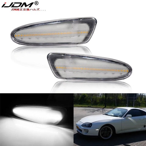 Amber LED Side Marker Lights for Toyota Celica Supra Car Interior Accessory iJDM