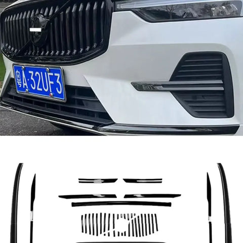Fog Light Body Decoration Sticker for Volvo XC60 2018 Car Interior Accessory LINGLUYANG