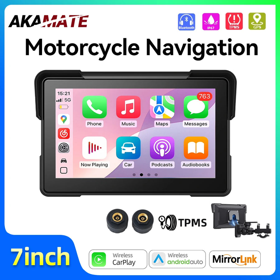 GPS Monitor Quick Release for Universal Motorcycles Android Head Unit AKAMATE