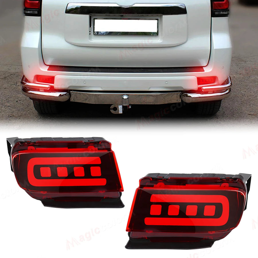 Rear Bumper Reflector Light 3-Function for Land Cruiser Car Interior Accessory MAGIC COLORM