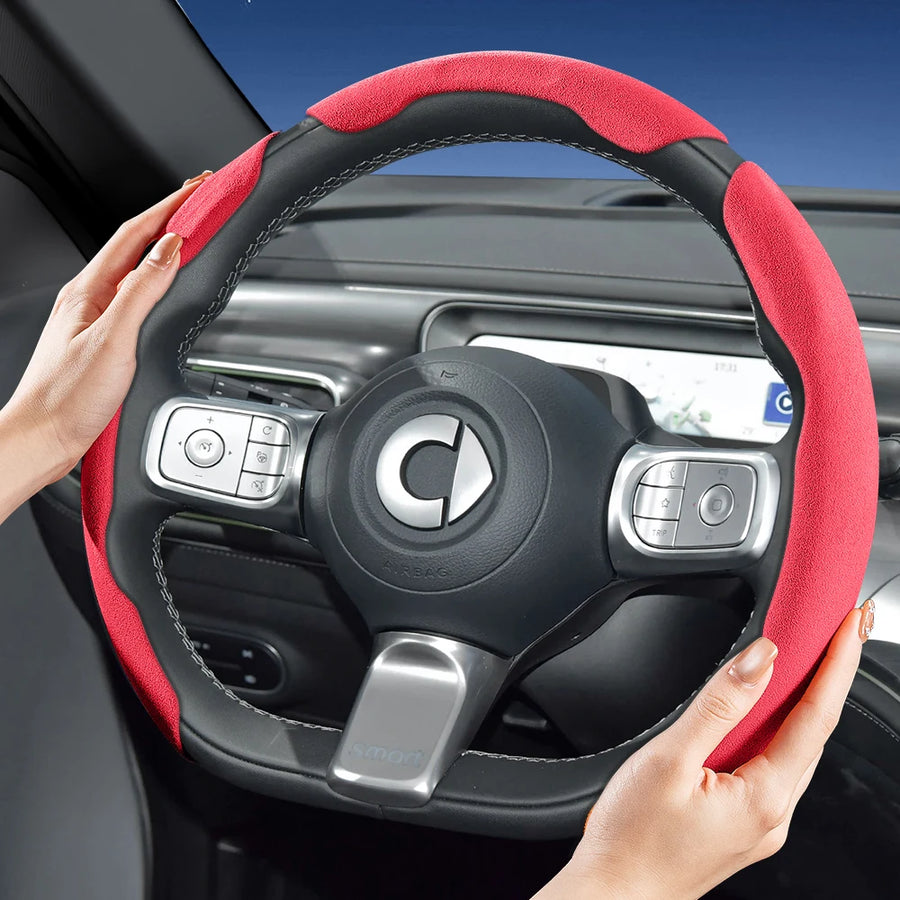 Smart #1 #3 #5 Sports Suede Wheel Cover Car Interior Accessory Hocasen