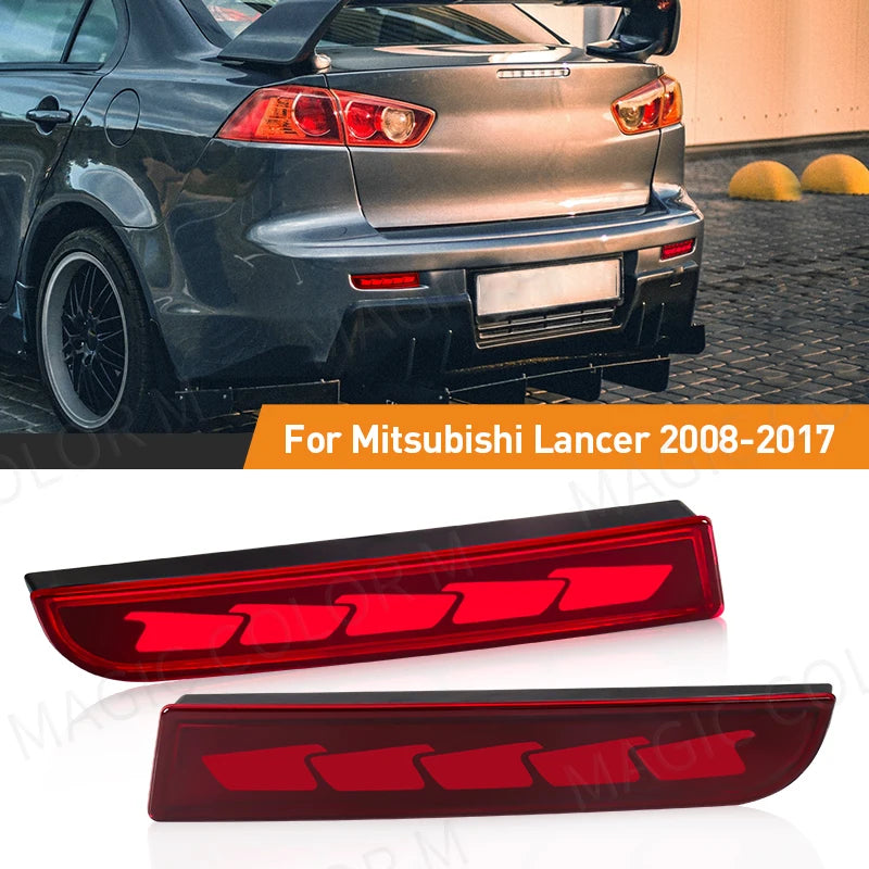 Mitsubishi LED Rear Bumper Light Dynamic Turn Signal 2008-2017 LED Ambient Light MAGIC COLORM