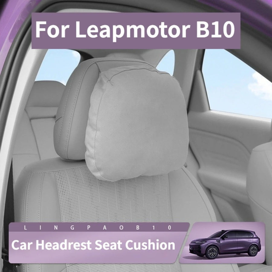 For Leapmotor B10 Car Headrest Seat Cushion Driver Lumbar Support Pillow Auto Seat Neck Back Support Pillow Car Interior Acce
